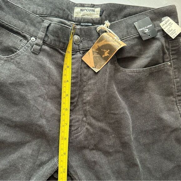 NWT Rip Curl Tom Curran Northern Hemi Cord Gray Straight Leg Pants Size 30 NEW - Picture 4 of 7